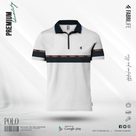 Zipper Polo- Euphoria